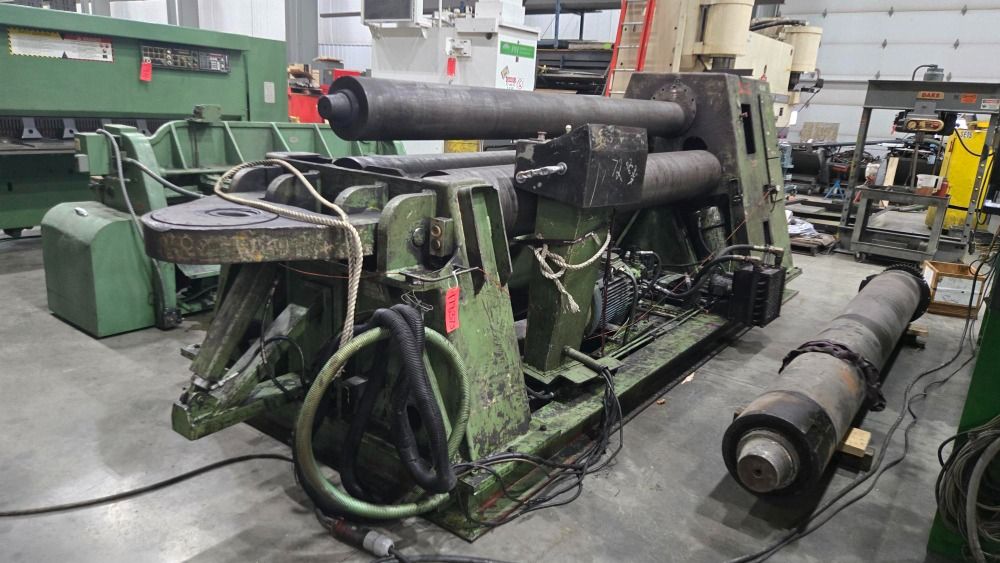 120" x 1" Roundo #PS360, 4-Roll Hydraulic Plate Roll, 14.5" diameter rolls, 10.5"/14.5" diameter top rolls - Image 4