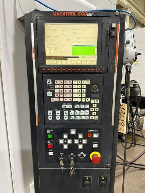 Mazak #VTC-250D/50, 4-Axis CNC Vertical Machining Center, 69.3" X, 25" Y, 25.6" Z, 82.7" x 25" table, 30 HP - Image 2