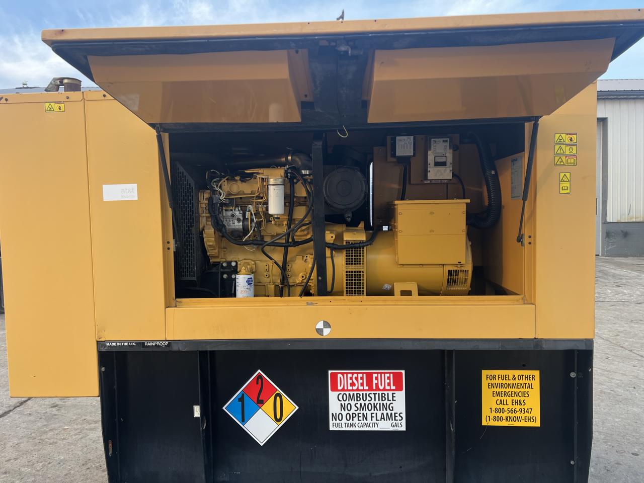 60 KW Caterpillar #C4.4, Diesel Generator Set, Sound Attenuated Enclosure, Base Fuel Tank, 120/240 Volts, 411 - Image 5