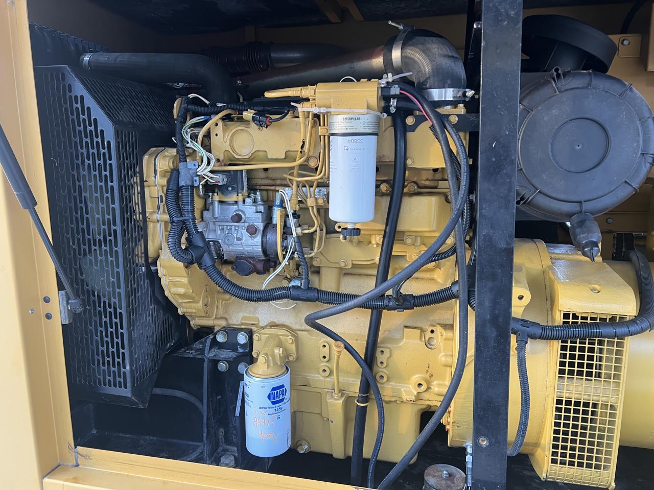 60 KW Caterpillar #C4.4, Diesel Generator Set, Sound Attenuated Enclosure, Base Fuel Tank, 120/240 Volts, 411 - Image 6