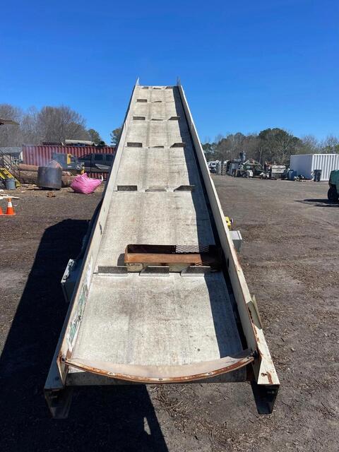 29" wide x 281" long L-Shaped Cleated Incline Conveyor Belt, 1 HP Baldor motor, 1760 RPM, 460 V. - Image 6