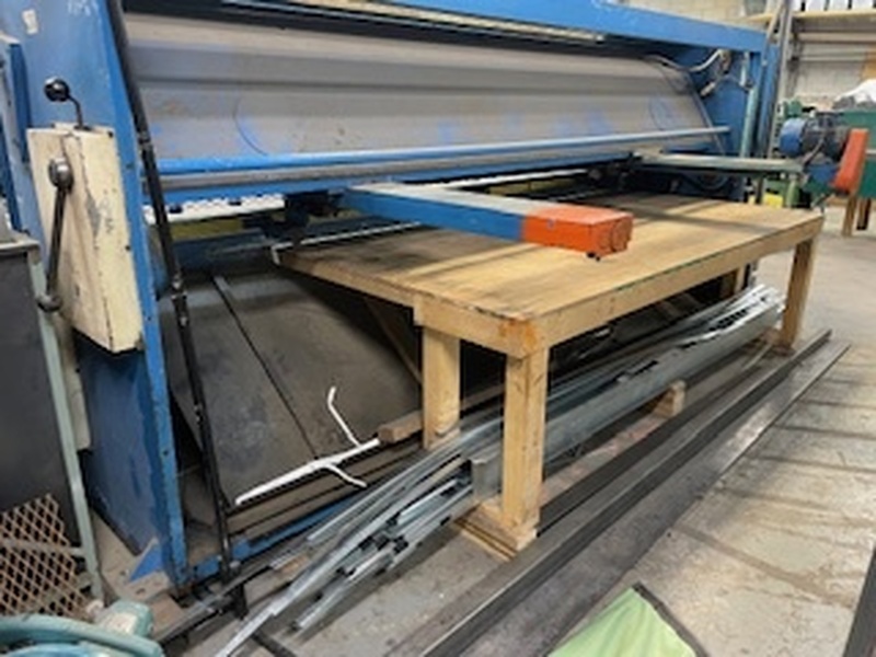 .25" x 10.2' Barcorp #HGS-3100X6, Hydraulic Power Squaring Shear, backgauge powered, 18 HP, 40-gallon oil - Image 9