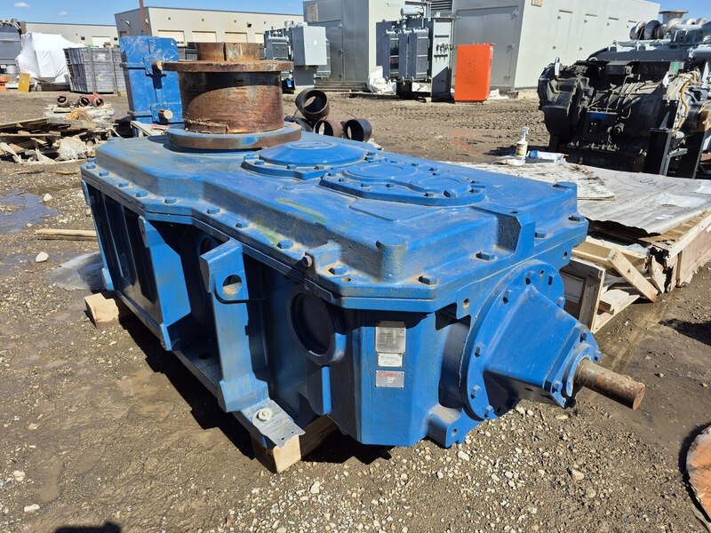 Hansen #RVNJ44K-BNN-250, Heavy-Duty Industrial Gear Reducer / Gearbox, 243.00 :1 Ratio, 113 RPM - Image 1