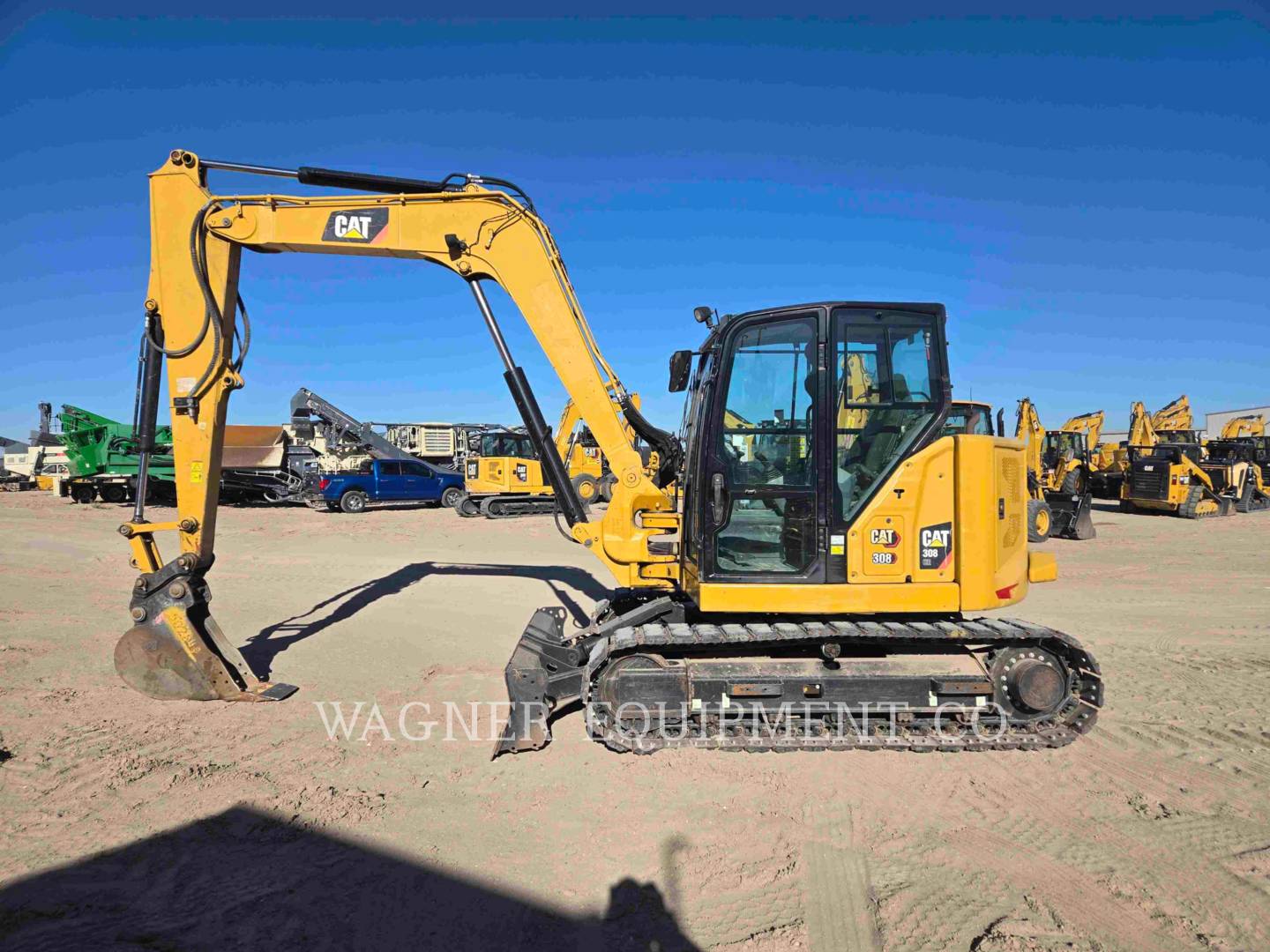 Caterpillar 308 CR, Crawler Excavator, 3515 hours, S/N: GG800430, 2019 - Image 8
