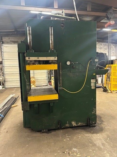200 Ton, Greenerd #HC-200-60Y38, C-frame hydrauic press, downstroke type, 60" x 38" bed, 1980 - Image 4