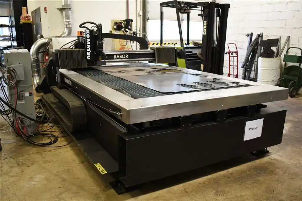 Komatsu #KCR-1251, fine plasma cutting machine, 5' x 10' cutting area, KCT Control - Image 2