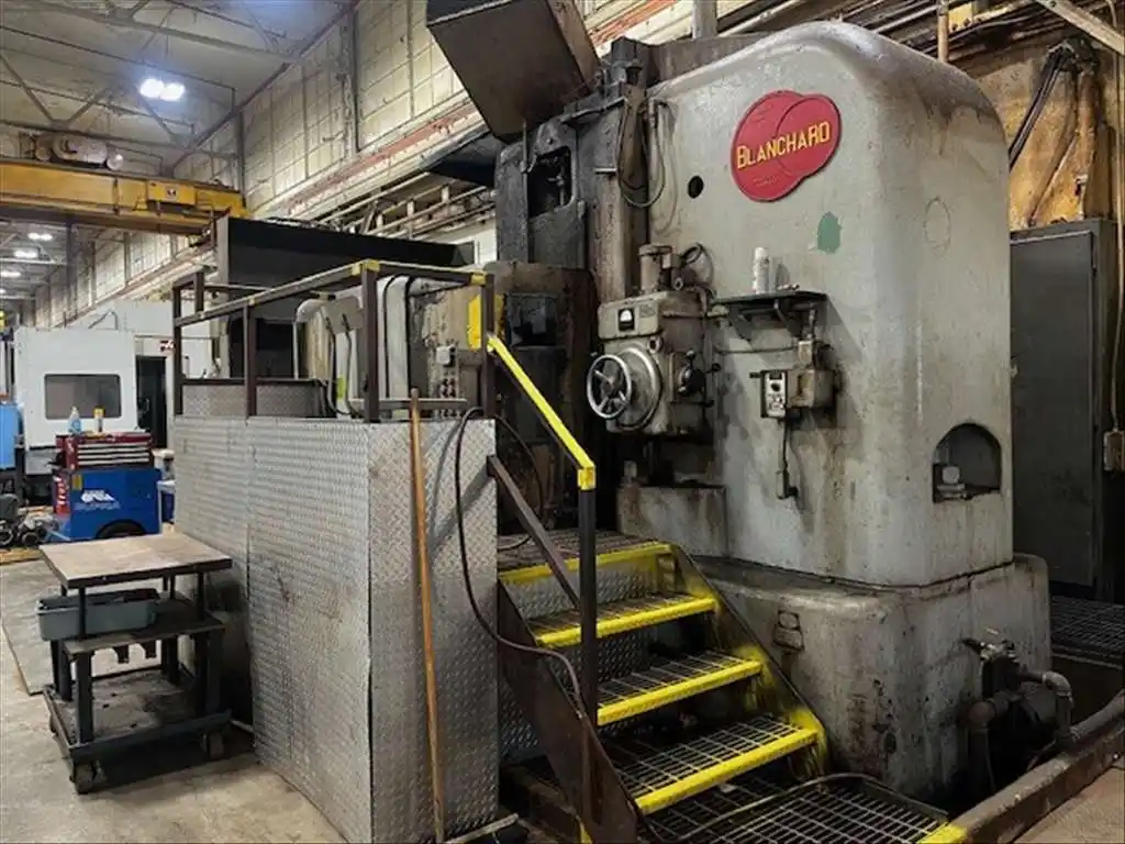 Blanchard #48-84, rotary surface grinder, 84" chuck, 42" segmented wheel, 3/4" chuck life, 1968 - Image 4