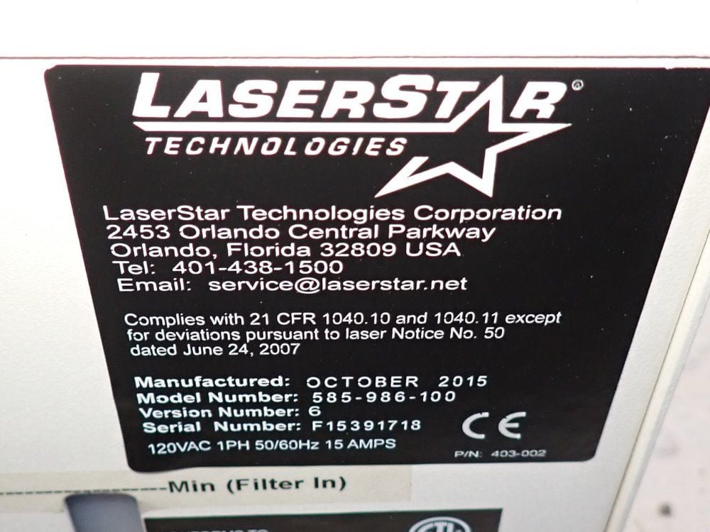 LaserStar Technologies #585-986-100, Laser Welder, w/Lenses, 120 V, 2015 - Image 6