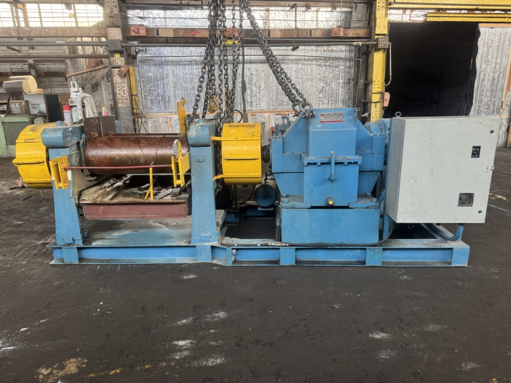 16" x 42" Farrel, 2-Roll Rubber Mill, 75 HP @ 705 RPM Reliance motor, Philadelphia gearbox, 35:1 ratio, 480 - Image 5