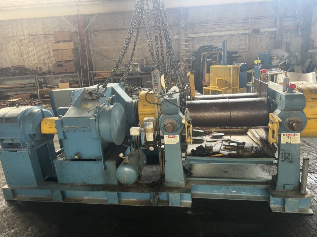 16" x 42" Farrel, 2-Roll Rubber Mill, 75 HP @ 705 RPM Reliance motor, Philadelphia gearbox, 35:1 ratio, 480 - Image 8