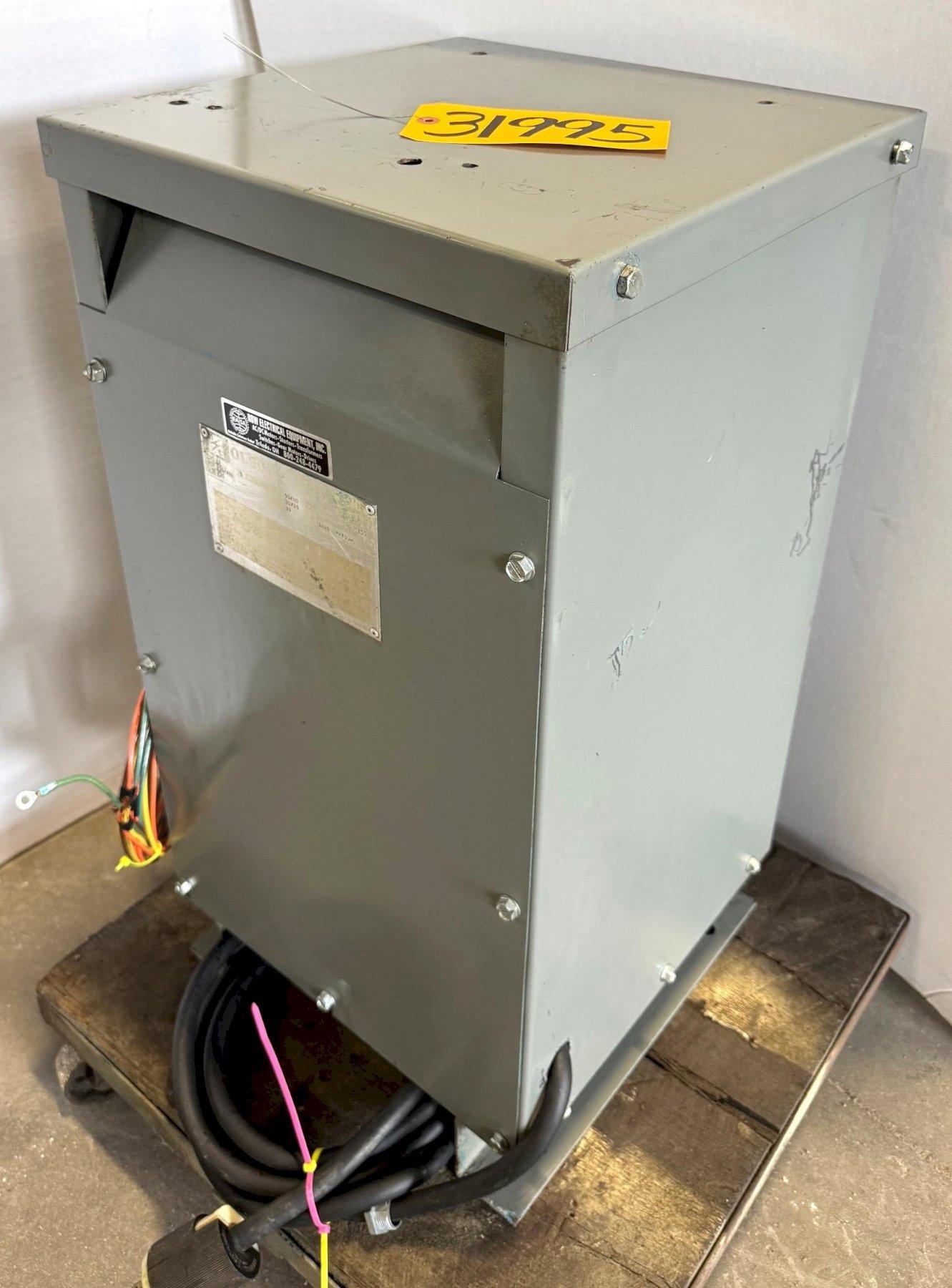 12 KVA 230/460 Primary, 230 Secondary, Olson, transformer, 3-phase - Image 1