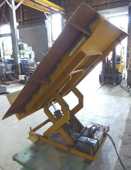 6000 lb. ECOA Hydraulic Lift/tilt Table, 60" x 65" platform, 10" Lowered, Pendant Control - Image 9
