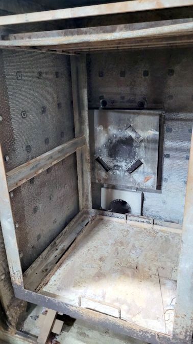 36" width x 36" L x 60" H Steelman #353BA-C, gas-fired burn-off oven, 120 V. - Image 2