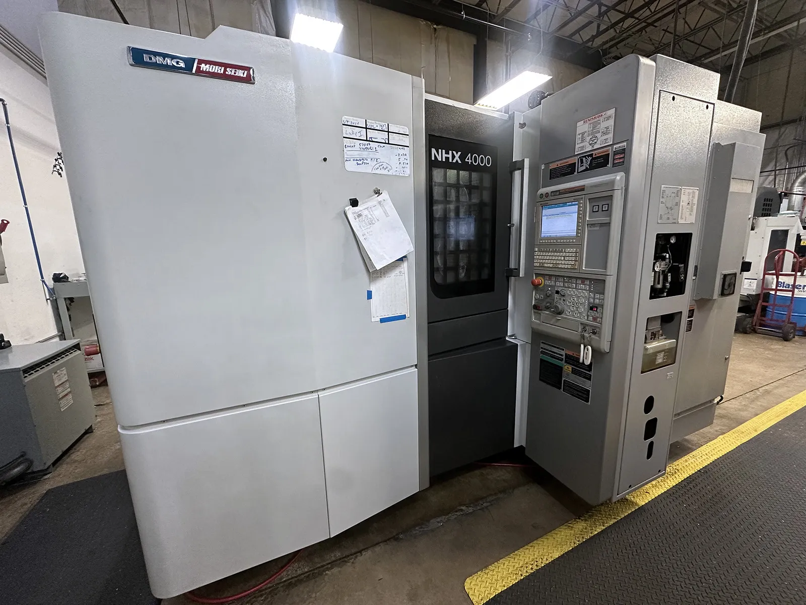 Mori Seiki #NHX-4000, CNC horizontal machining center, 60 automatic tool changer, 22" X, 22" Y, 26" Z, 12000 - Image 1