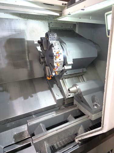 Haas #ST-20T, cnc lathe, 31.7" swing, 10" chuck, 20 HP, 4k RPM, tailstock, parts catcher, Chip Conv., 12 - Image 5