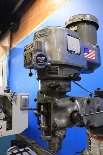 Bridgeport #Series-I, Vert mill, 36" x 12" x 5" travel, 9" x 48" table, 4200 RPM, 2 HP, AcuRite digital read - Image 6
