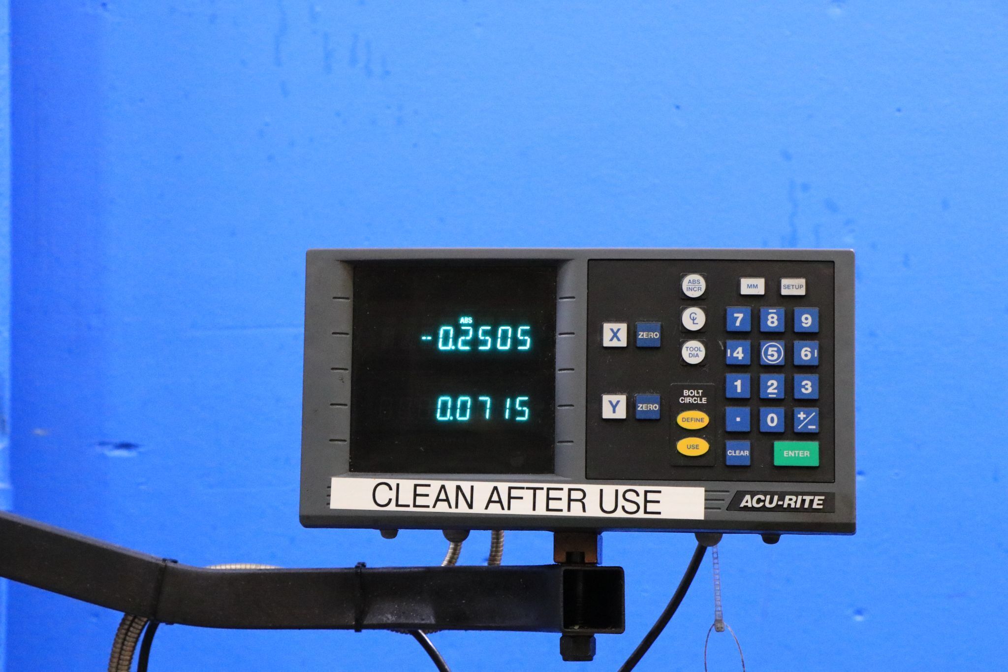 Bridgeport #Series-I, Vert mill, 36" x 12" x 5" travel, 9" x 48" table, 4200 RPM, 2 HP, AcuRite digital read - Image 7
