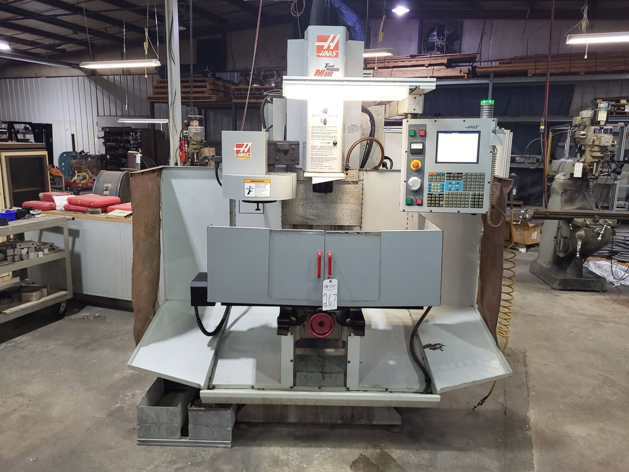 Haas #TM-1, CNC Toolroom Mill, 4 Axis, 30" X, 12" Y, 16" Z, 7.5 HP, 4000 RPM, 230 V., 2003 - Image 1