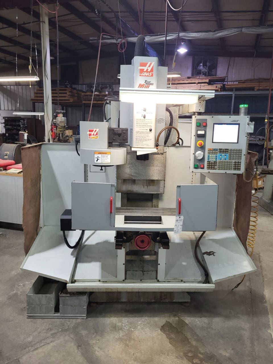 Haas #TM-1, CNC Toolroom Mill, 4 Axis, 30" X, 12" Y, 16" Z, 7.5 HP, 4000 RPM, 230 V., 2003 - Image 5