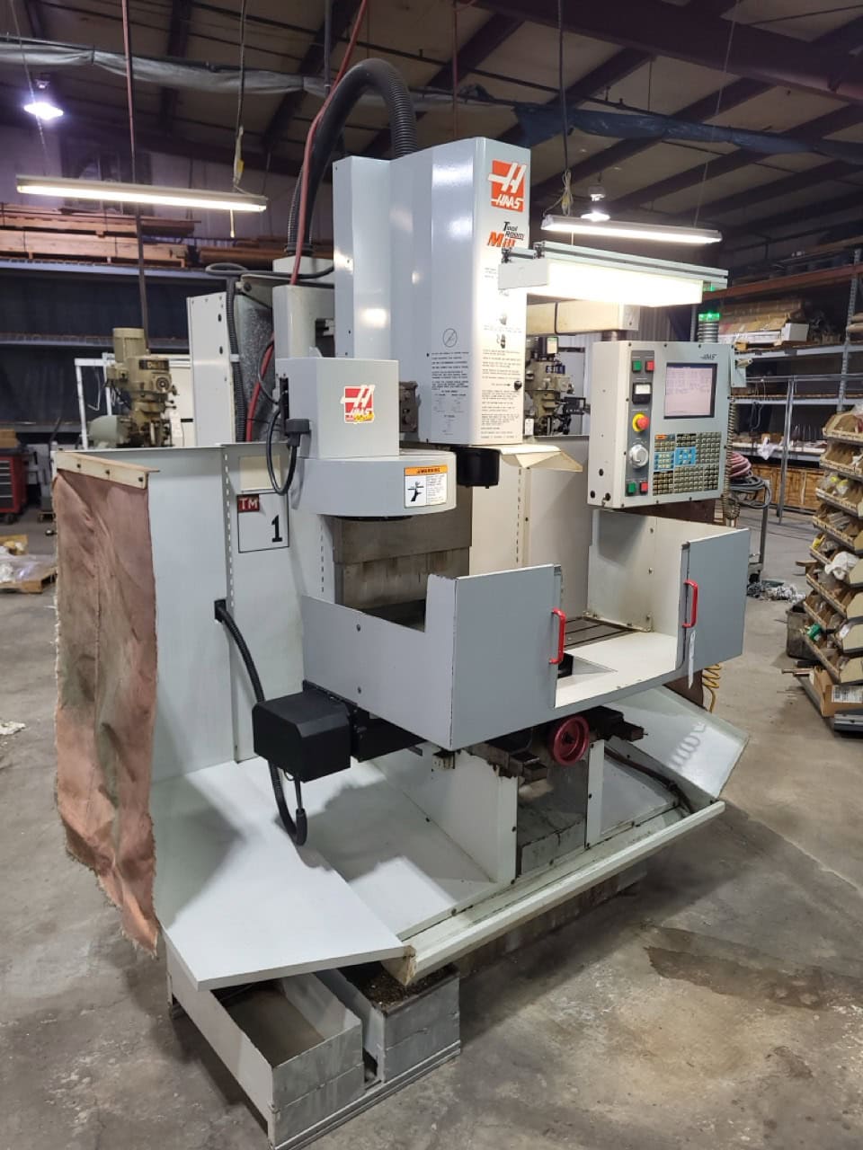 Haas #TM-1, CNC Toolroom Mill, 4 Axis, 30" X, 12" Y, 16" Z, 7.5 HP, 4000 RPM, 230 V., 2003 - Image 7
