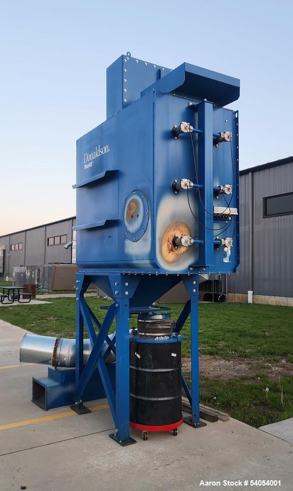 1,524 sq.ft. Donaldson Downflo Evolution #DFE3-6, Dust Collector, 6 Filters, Ultra-Web Media - Image 1