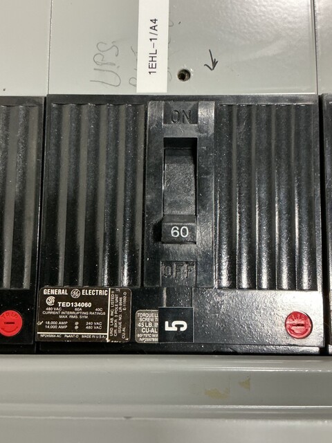 225 Amp. General Electric, CCB panelboard, 480Y/277 Volts, 3 phase, 4 wire - Image 7
