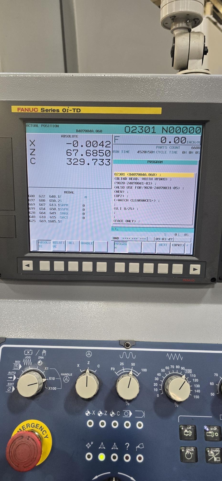 Viper #VT-40BMX2000, CNC lathe, 39.3" swing, 24" chuck, 3-jaw, 7.2" bar, 33.85" dia., 76.8" lgth, A2-15, 12 - Image 1