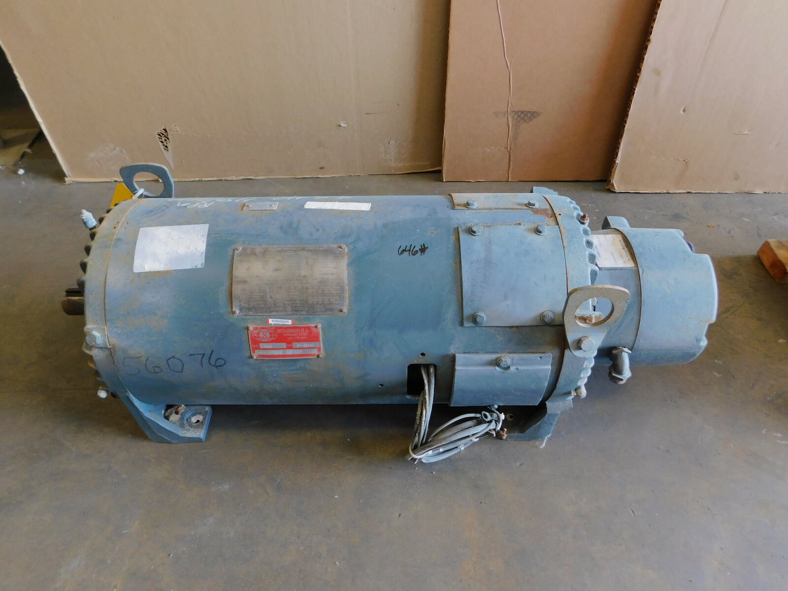 7 HP 1150/2000 RPM GE Allen-Bradley #5CD3, DC, 240 Volts, TENV, Shunt, CD2812ATZ - Image 1