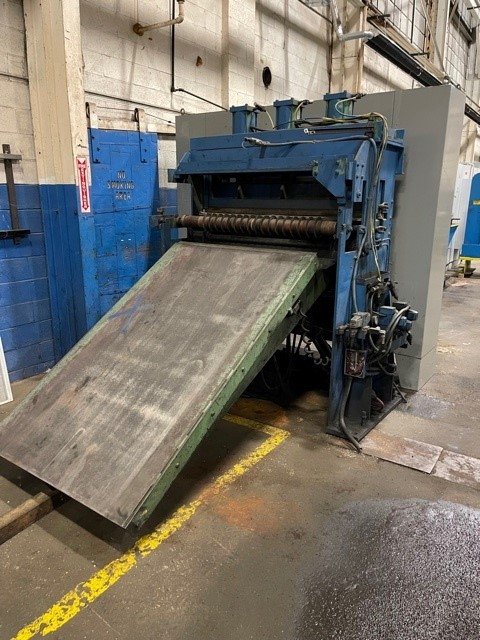 48" Loopco, Drag Type, .135" Mild Steel, Pit Table, Separator Shaft, Recoiler Table - Image 1