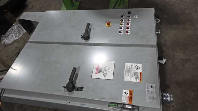 Komar #ES-5236-150, twin shaft shear shredder, counter rotating, anti-jam drive, 150 HP, 2019 - Image 9