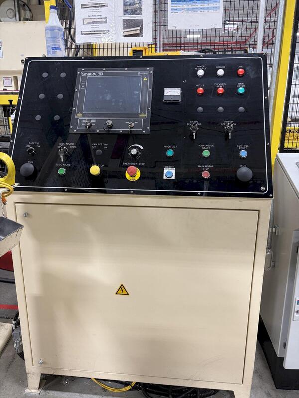 176 Ton, Seyi #SNS2-176, straight side double crank press, 5.1" stroke, 15.7" Shut Height, 3.94" adj., 40-88 - Image 4
