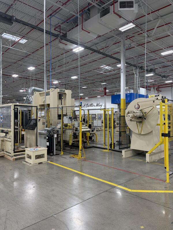 176 Ton, Seyi #SNS2-176, straight side double crank press, 5.1" stroke, 15.7" Shut Height, 3.94" adj., 40-88 - Image 10