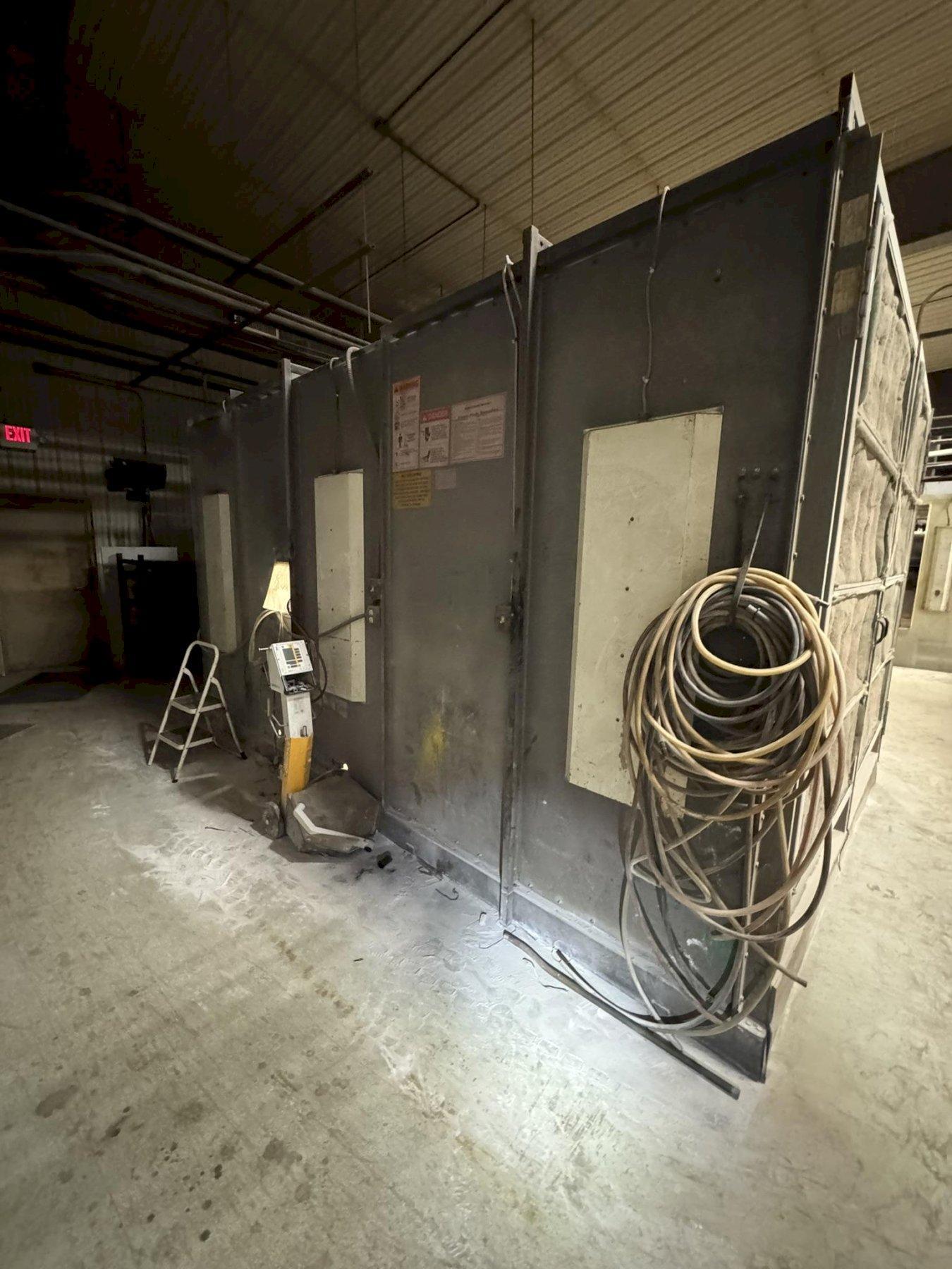Global, Spray Booth, 100" x 116" x 183", Nordson collector, Gema guns 2x - Image 2