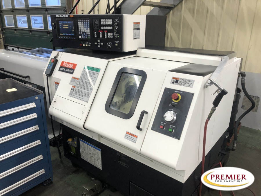 Mazak #Quick-Turn-6G, CNC gang tool chucker, Mazatrol EIA Control, 18.5" swing, 5" chuck, 1.26" bar, 2011 - Image 1
