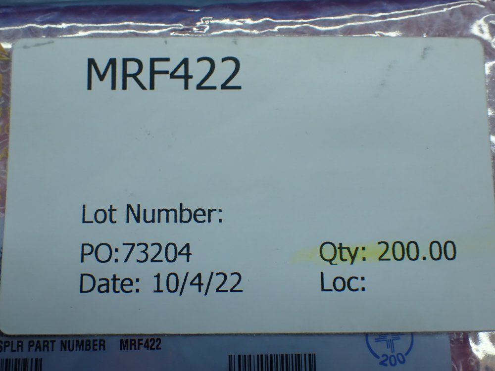 Macom #MRF422, Silicon Power Transistors, LOT of 200, Chassis Mount, 2022 - Image 5