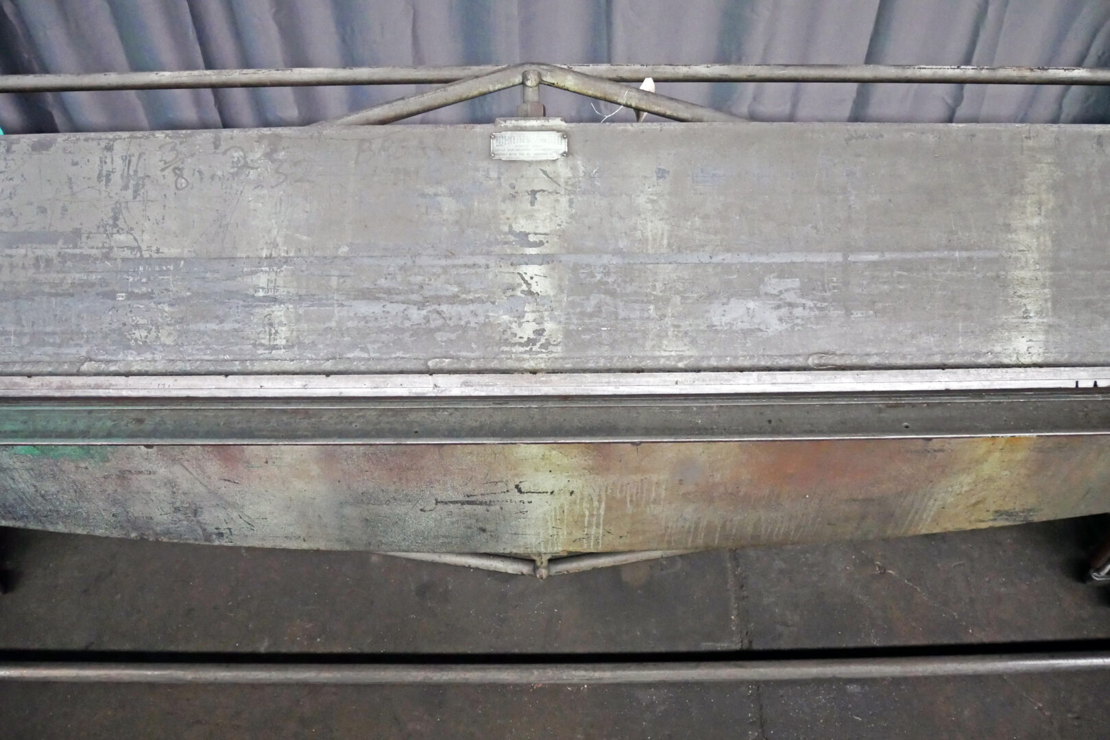 16 gauge x 8' Whitney Jensen #816, Combination Roller-Bearing Bending Brake, 97" overall, 1/4" reverse bend - Image 8