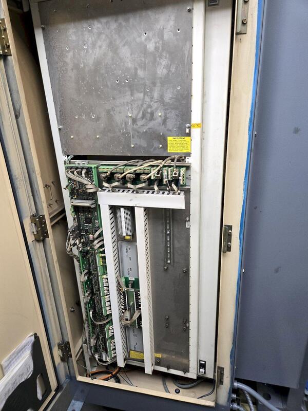 230 Ton, Cincinnati #230AFX12 Autoform, hydraulic press brake, 14' overall, 150" between housing, 10" stroke - Image 5