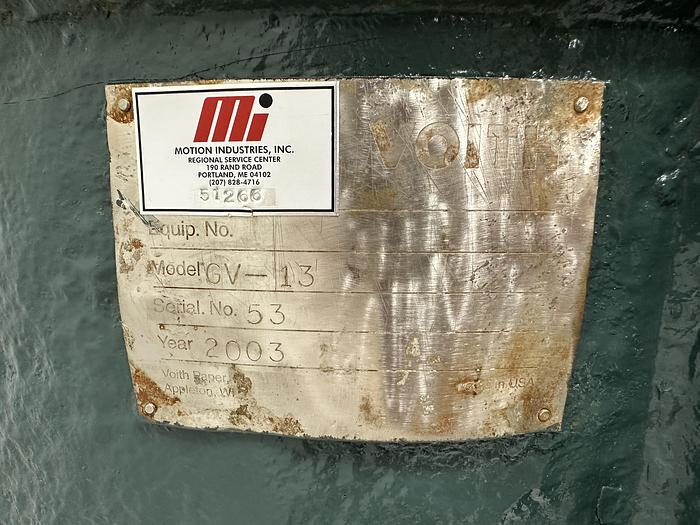 Voith #GV-13, Pulper Drive, 4.375:1 ratio, Refurbished - Image 6