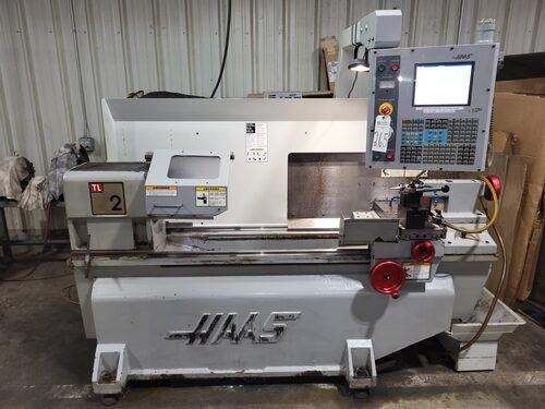 Haas #TL-2, CNC Lathe, 16" swing, 16" diameter x 48" L max, 10" chuck, 2000 RPM, 12 HP, 3" bore, tailstock - Image 1