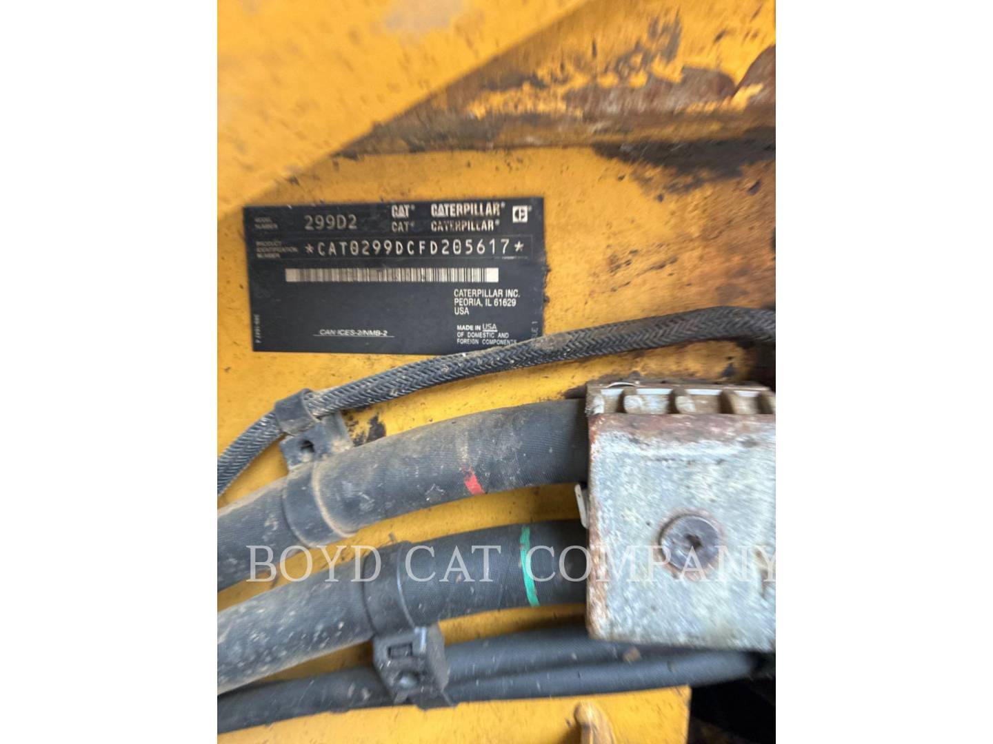 Cat 299D2 XPS, Skid Steer Loader, 2525 hours, S/N: FD205617, 2019 - Image 6