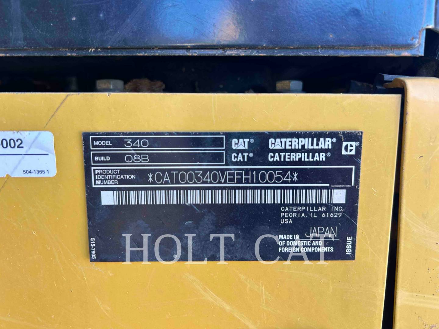 Caterpillar 340 LRF, Crawler Excavator, 3440 hours, S/N: EFH10054, 2023 - Image 6