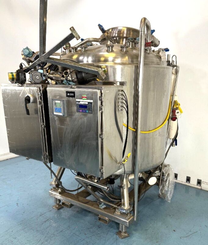 400 gallon Precision Stainless Equipment, Stainless Steel reactor / fermenter, 45 psi / FV @ 300°F, jacket - Image 1