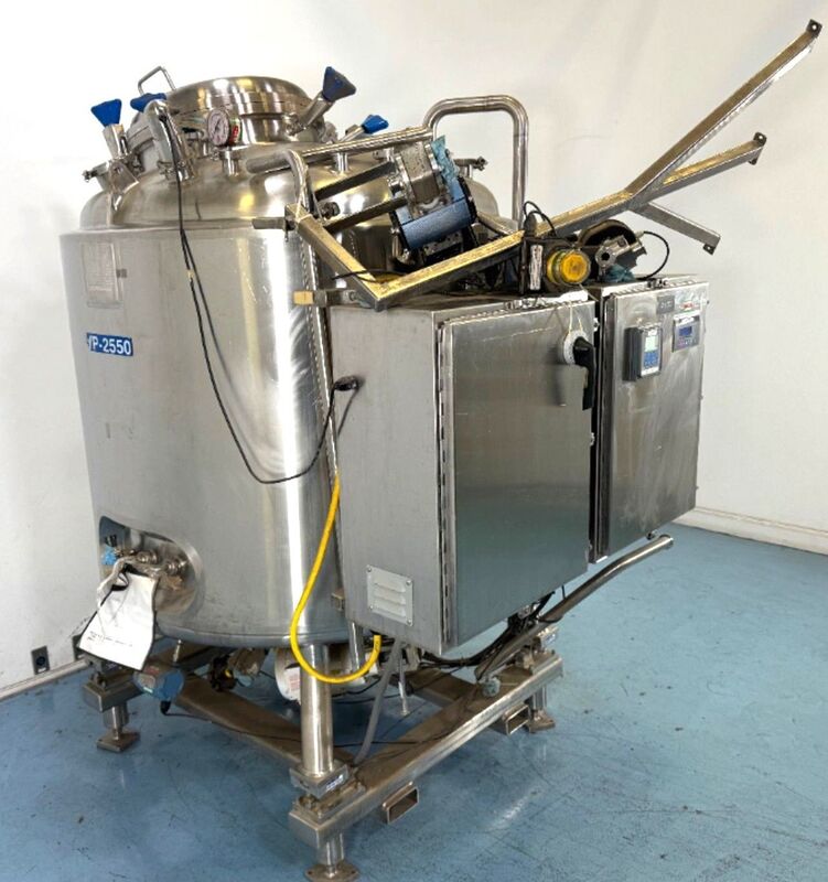 400 gallon Precision Stainless Equipment, Stainless Steel reactor / fermenter, 45 psi / FV @ 300°F, jacket - Image 2