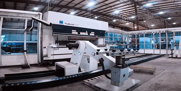 187 Ton, Trumpf #TruBend-5170-Cell-5000, hydraulic press brake, 10.5'OA, 107" between housing, 16" throat - Image 2