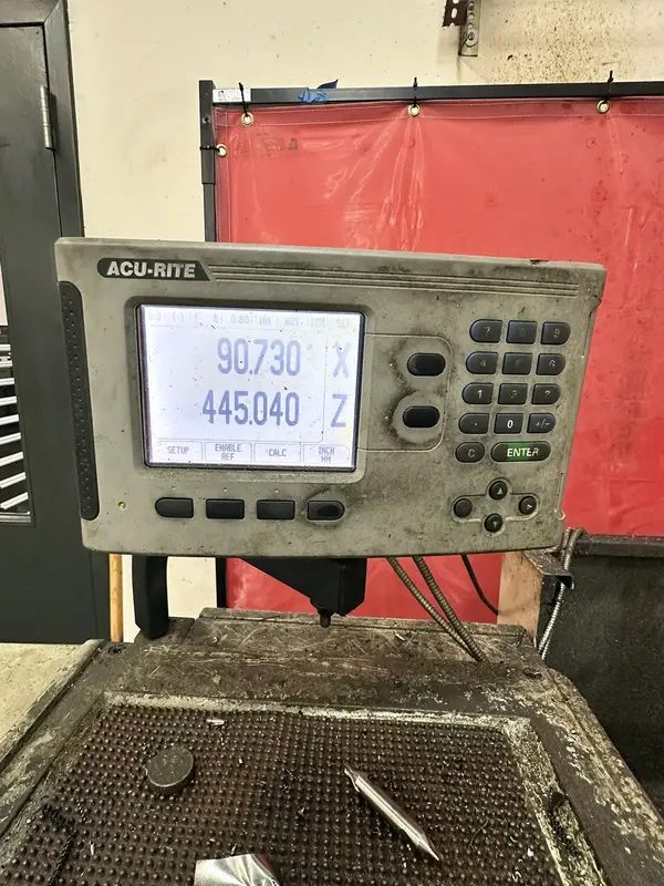 16.9"/25.5" x 40" Select #1640G, manual lathe, 13" 3-jaw chuck, 3.07" bore, Accu-Rite digital read out - Image 7
