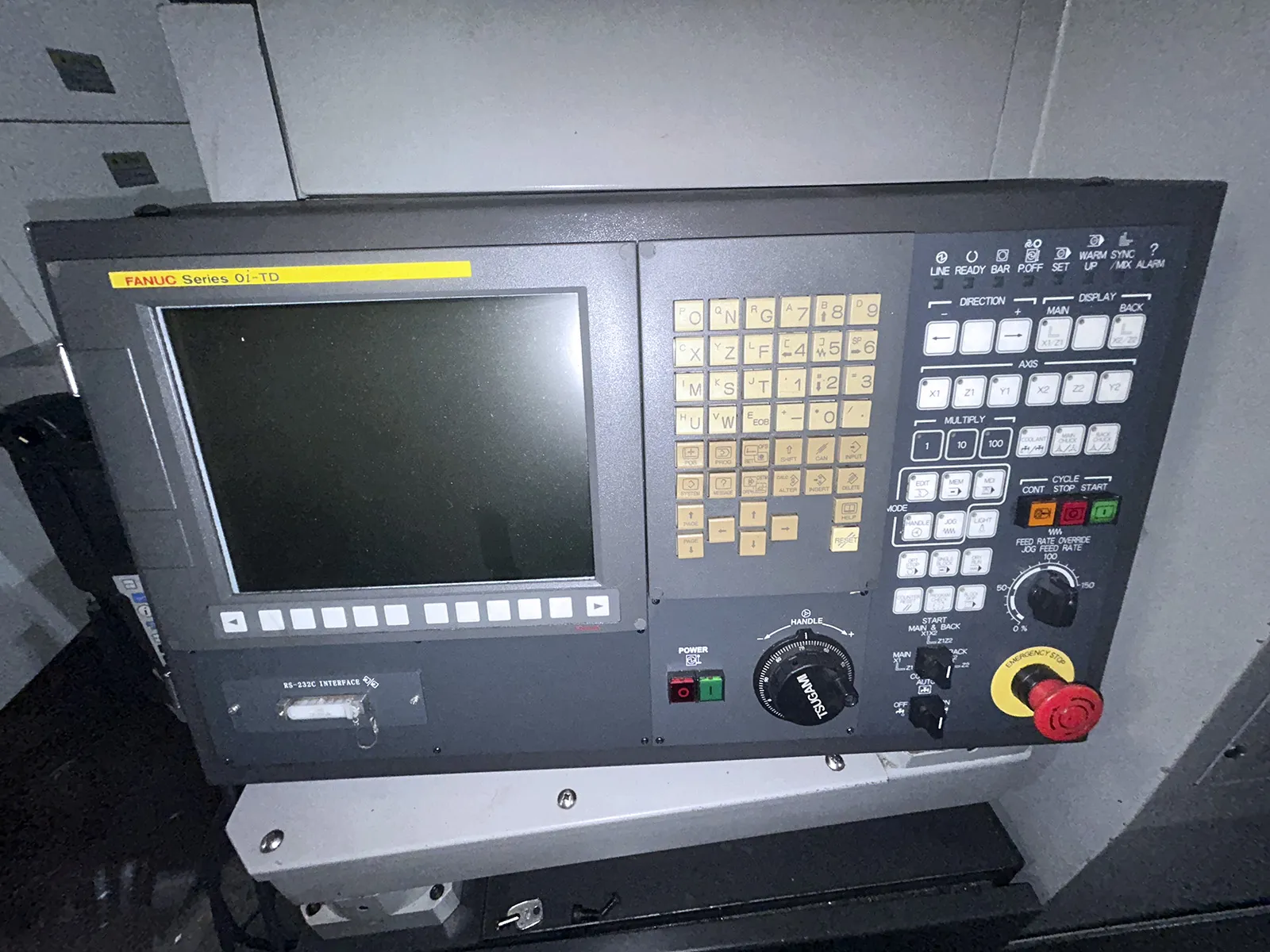 Tsugami #B0325-II, swiss type automatic screw machine, 12.6" length, robot, vibratory bowl feeder, Fanuc - Image 3