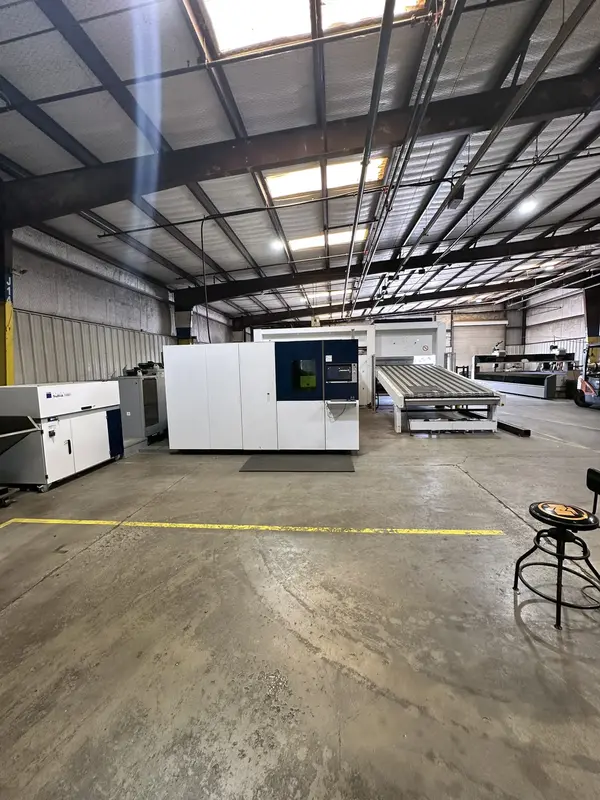 Trumpf #TruLaser-3040, fiber laser, 10000 watts, 6' x12'tbl., 157.5" X, 78.7" Y, 4.6" Z, dust collector - Image 1