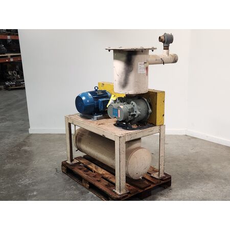 360 cfm, Roots Dresser #56-U-RAI, Rotary Lobe Vacuum Blower Package, 10 HP, 1402 RPM, 8" Hg, 230/460 V. - Image 2