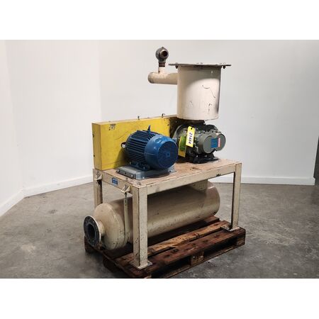 360 cfm, Roots Dresser #56-U-RAI, Rotary Lobe Vacuum Blower Package, 10 HP, 1402 RPM, 8" Hg, 230/460 V. - Image 3