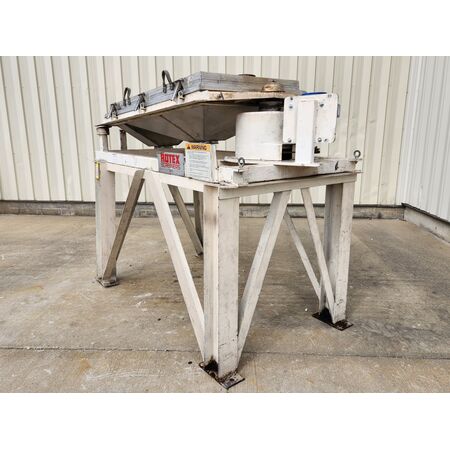 40" X 56" Rotex #3221A-AL/SS, Industrial Single Deck Vibratory Screener, 15.6 sq.ft. screen area, 50" - Image 4